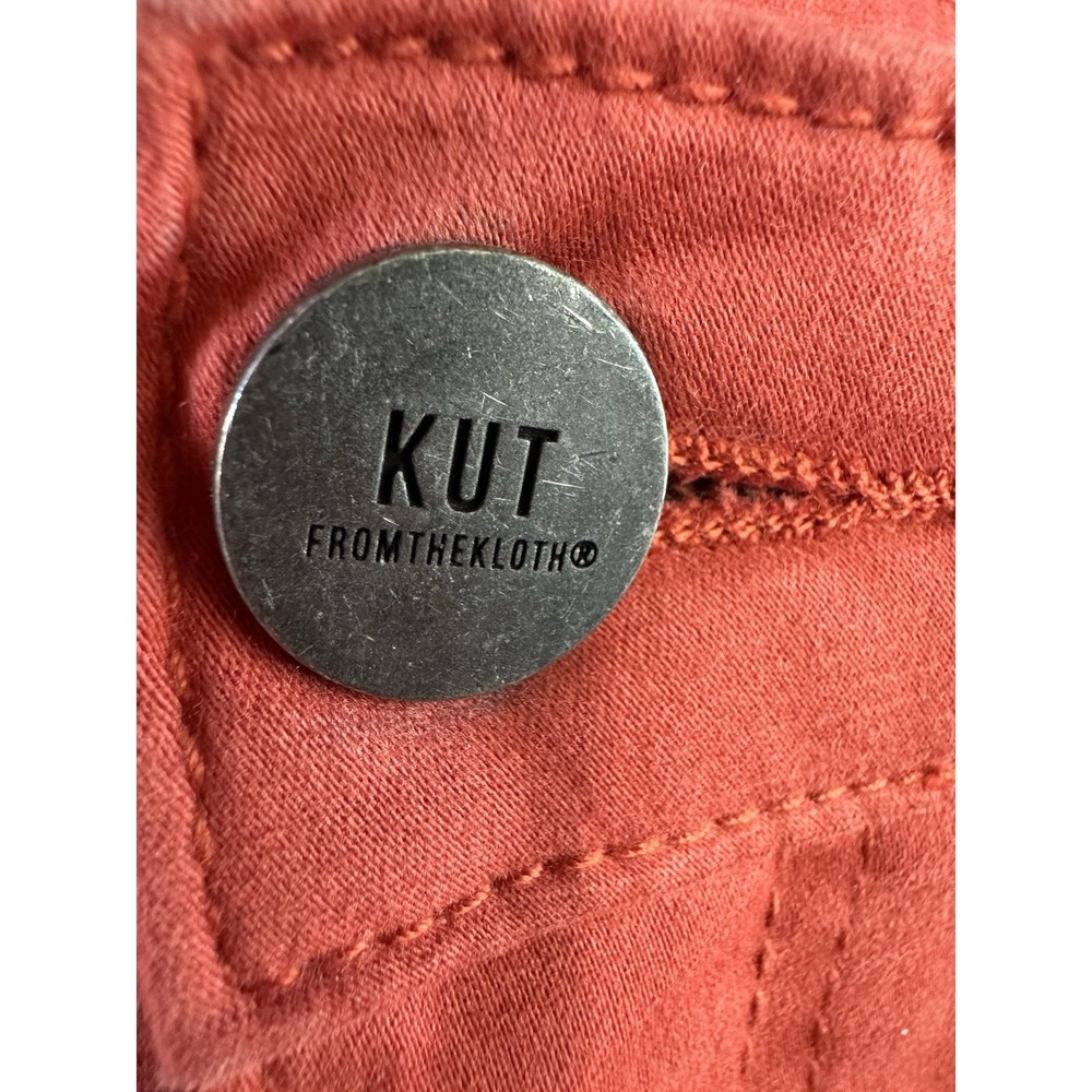 Kut From Kloth Boyfriend Pants Women's Size 16 W Orange - Picture 3 of 4